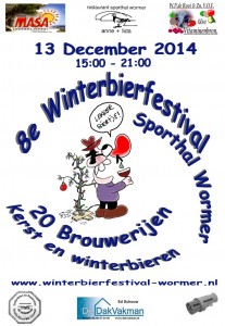 Affiche Winterbierfestival Wormer 2014